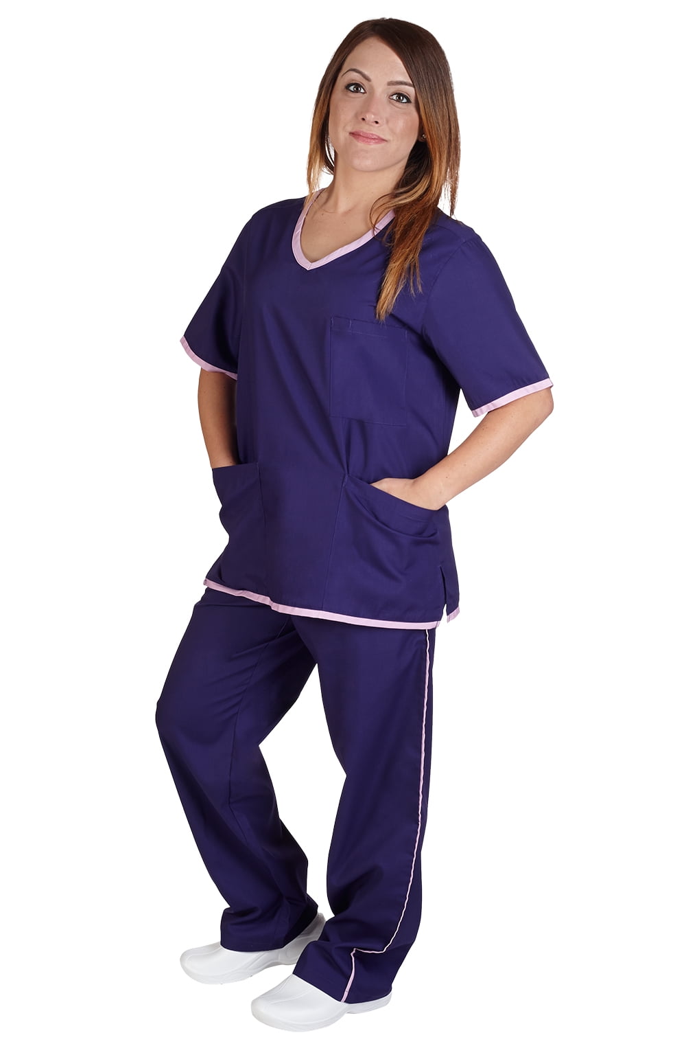 M&M Scrubs M&M Scrubs FREE SHIPPING Unisex Two Tone Scrub Set