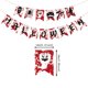 thumbnail image 2 of Juego de guirnaldas de estandartes de Halloween | 15 Banderas de Papel de Estilo Doble con Calabazas, Fantasmas, Calaveras, Murciélagos | Colgador de puerta de pared navideño reutilizable | Cuerda, 2 of 5