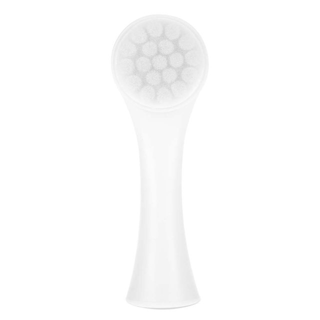 Cepillo de limpieza facial Jadeshay doble 3D de silicona estética elegante