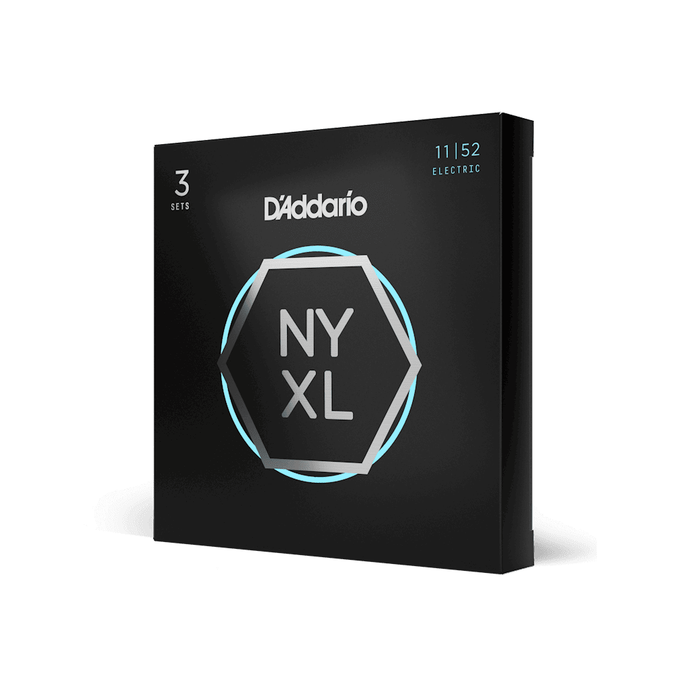 D'Addario 11 52 Medium Top Heavy Bottom Electric Guitar Strings