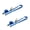Blue, variant on Mega Cargo Control 10-Pack 2" x 12' E-Track Ratchet Straps, 1466 lbs Wll, Motorcycle & Pickup Truck Tie Downs, Yellow