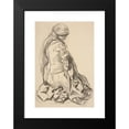 thumbnail image 2 of Edwin Austin Abbey 14x18 Black Modern Framed Museum Art Print Titled - Drapery Study for ‘Galahad Departs’ in the Quest of the Holy Grail Mural Series at Boston Public Library, 2 of 5