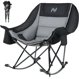 GCI Outdoor Freestyle Rocker, Foldable Camping Rocking Chair, Pink