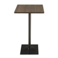 thumbnail image 1 of Cavalier Table de Bar Carrée Orme Foncé et Noir Mat, 1 of 1