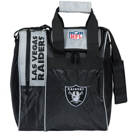 Las Vegas Raiders Single Bowling Ball Tote Bag with Shoe Compartment