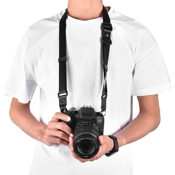 Correa Universal Nylon Cámara Ajustable Rápida Cuello Hombro Correa Correa Cinturón Con Anillo De Metal Para Cámara Instantánea Sin Espejo DSLR