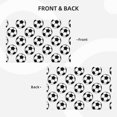 thumbnail image 4 of Placemats Set of 4 / 6, Soccer football balls white cool Placemats for Dining Table Indoor/Outdoors Heat Resistant Washable Placemats 18" x 12", 4 of 8