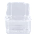 thumbnail image 1 of Contenedor De Alimentación Para Jaula De Pájaros, Comedero Para Pájaros Colgante Transparente Conveniente Para Balcón Para Patio, 1 of 7