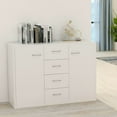 thumbnail image 1 of vidaXL Buffet Blanc 88x30x65 cm Bois Manufacturé, 1 of 4