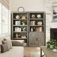 thumbnail image 3 of 1 Pb, Mdf Retro Bookcase With 2 Doors, 3 of 9