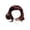 B Pet Cosplay Wig, variant on Funny Soft Pet Cosplay Wig with Adjustable Straps, Stylish Furry Pet Dress‑Up Costume, Reusable Comfortable Headwear for Medium Cats Dogs Halloween Christmas Birthday Party Holiday Decoration