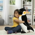 thumbnail image 3 of Melissa & Doug Giant Penguin - Lifelike Stuffed Animal (nearly 2 feet tall), 3 of 10