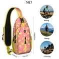 thumbnail image 5 of Crossbody Sling Backpack for Women Men Banana Shoulder Sling Crossbody Casual Chest Bag for Travel Sports Running Hiking, 5 of 6