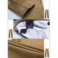 thumbnail image 3 of Matchstick Men's Cotton Straight Fit Casual Trouser Flat Front Suit Pants, 3 of 9