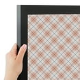 thumbnail image 4 of PinPix 30x24 Custom Cork Bulletin Board Argyle Tan Poster Board Has a Fabric Style Canvas Finish, Framed in Argyle Tan, by ArtToFrames (PinPix-643), 4 of 6