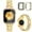Gold, variant on Compatible for Apple Watch Band 38mm 40mm 42mm 44mm with Screen Protector Case, Jewelry Replacement Metal Band & 2-pack Bling Full Cover Protective Case for iWatch Series 6/5/4/3/2/1(Black)