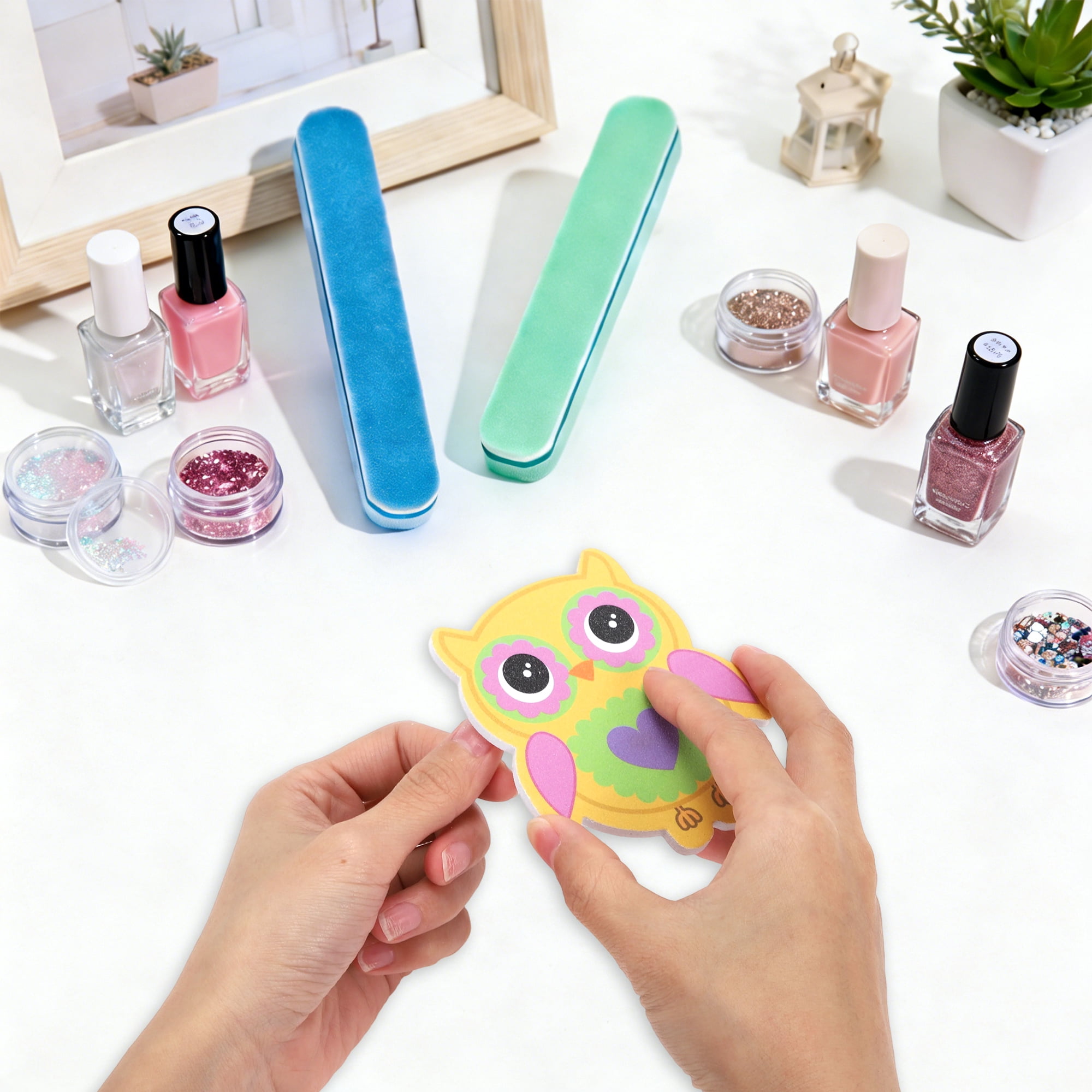 Unique Bargains Durable Manicure Tools Kit Essential For Nail Care Yellow