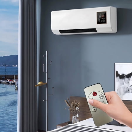 Wall Mount Air Conditioner on Clearance, Combined Cooling and Heating 5000 BTU AC Unit, Energy-saving Air Conditioner for Home Bedroom Office