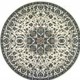 thumbnail image 3 of HomeRoots 507698 5 x 8 ft. Ivory Oriental Stain Resistant Indoor & Outdoor Rectangle Area Rug, 3 of 4
