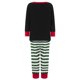 thumbnail image 4 of Pijamas navideños familiares a juego, camiseta de manga larga con estampado de letras y pantalones a rayas. Ropa de dormir para estar en casa., 4 of 9