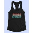 thumbnail image 3 of Brooklyn Forever Fence Art Racerback Tank Women -Image by Shutterstock, Female x-Small, 3 of 4