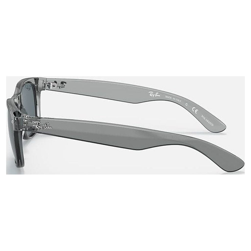 Ray Ban New Wayfarer Classic Polarized Blue Unisex Sunglasses RB2132 64503R 58
