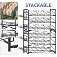 thumbnail image 3 of Bextsrack Can Organizer Rack Stackable Metal Can Dispenser Rack Durable for Kitchen Cabinet Pantry or Counter-Top (Black), 3 of 7