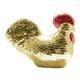 thumbnail image 2 of 1 Figura de pollo Espejo Figura Estatua Escultura de gallo Adorno de pollito disco Oro, 2 of 9