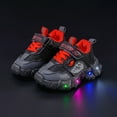 thumbnail image 2 of Quealent Boys Led Shoes Flashing Light Up Sneakers Red,Size 7, 2 of 5