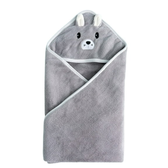 KEINXS Baby Bath Towel Baby Towel Newborn Hooded Cartoon Coral Fleece Infant Towels Blanket Newborn Baby Bathrobe Infant Babies Stuff