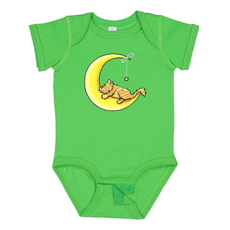 

Inktastic Tabby Kitty Lunar Love Boys or Girls Baby Bodysuit
