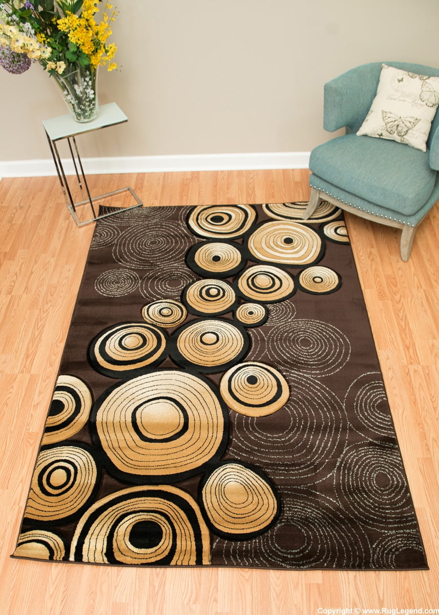 Rug Legend Modern High Quality Hand Carved Area Rug 4x5 Carpet 1388