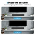 thumbnail image 3 of TOPVISION 80W Sound Bar for TV, 2.1Ch Soundbar with Subwoofer, 3D Surround Sound Home Theater system with HDMI/Optical/AUX, 3 of 7