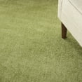 thumbnail image 3 of Noursion Essentials Solid Contemporary Green 6' x Round Area Rug, (6' Round), 3 of 10
