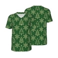 thumbnail image 3 of Daiia Christmas (2) Mens Baseball Jersey Button Down Shirts Short Sleeve Sports Uniforms-X-Large, 3 of 9