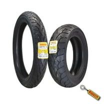 Pirelli Night Dragon Tire Set: 100/90-19 M/C 57H TL Front & 180/70B15 M/C 76H TL Rear Cruiser Motorcycle Tires - Superior Traction & Handling for High-Performance Cruisers w/ Keychain