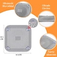 thumbnail image 2 of Filtro Multifuncional para Desagüe de Suelos, 4 Piezas, Captador de Pelo para Baño, Tapón de Silicona con Ventosa para Drenaje de Piso, Tapa Coladera Cuadrada Antiolores, Cocinas, Lavaderos, Balcones, 2 of 4