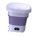 thumbnail image 2 of Portable Washing Machine Small Washer 9L Easy to Carry Collapsible Washing Machine for Laundry Camping Baby Clothes RV Travel Violet, 2 of 8