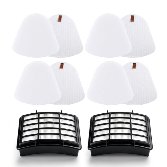 2 HEPA 4 Foam & 4 Felt Filter Kit for Shark Navigator Lift-Away NV350 NV351 NV352 NV360 UV440 UV540, XFF350 XHF350 Vacuum Filter Replacement Set
