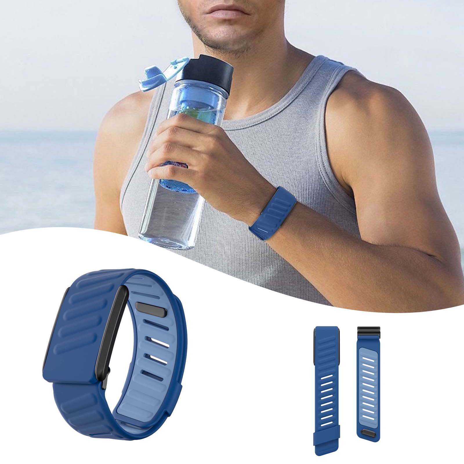 KeeFos Trail Loop Armband Für Amazfit T-Rex 3 – Nylon, Klettverschluss, Blau Für Sport