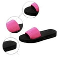 thumbnail image 4 of Slippers for Women,Ladies Shoes Summer Fashion Beach Sandals Nesh Elastic Band Wedge Sandals,Womens Slippers,Black,7, 4 of 4