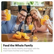 Hurom Cold Press Juicer Machine, H400 Easy Clean Slow Juicer (Two Tone Oat)
