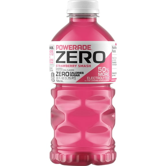 Powerade Zero Strawberry Smash - 28 oz- Pack of 2