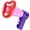 Pink, variant on ​​LYINGF Battery-Operated Portable Megaphone - Bullhorn Loud Speaker with Voice Amplification, Fun Prize for Kids and Adults at Events and Games​​