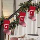 thumbnail image 5 of christmas decorations Christmas Large Letters Christmas Stockings Cute Striped Christmas Tree Pendant Holiday Decorations, 5 of 5