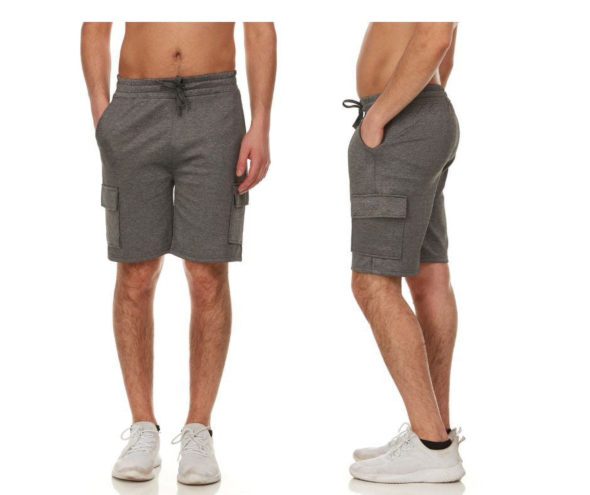 (3-Pack) Men's Moisture Wicking Cargo Shorts