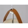 thumbnail image 5 of 11358TNWT Maxim Lighting Nordic-One Light Pendant-19 Inches wide by 17.75 inches high-Tan Leather/White Finish    -Traditional Installation, 5 of 6