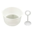 thumbnail image 3 of Colador de malla fina para filtrar alimentos, herramienta de cocina fácil de limpiar, colador para yogur, miel, frutos secos, leche, y batidos., 3 of 9