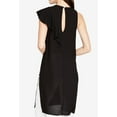 thumbnail image 2 of Rachel Roy Womens Ruffle-Trimmed Tunic Dress, Black, X-Small, 2 of 3