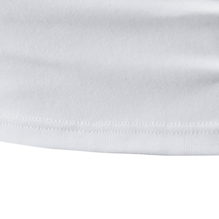 Spring Savings 2024 SMihono Turndown collar Blouse Shirt for Young Men  Casual Button Short Sleeve Plaid Colorblock Turndown Pullover T-Shirt Tops  White 12 